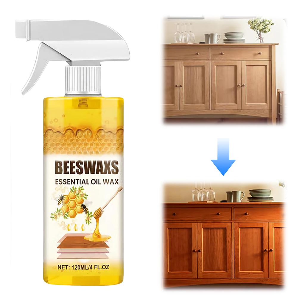 Pielęgnacja Drewna Polerowanie Wosk Pszczeli Spray Naturalny Mikrocząsteczkowy Polish do Mebli Wosk Pszczeli Spray Odpowiedni do Drewnianych Podłóg i Mebli