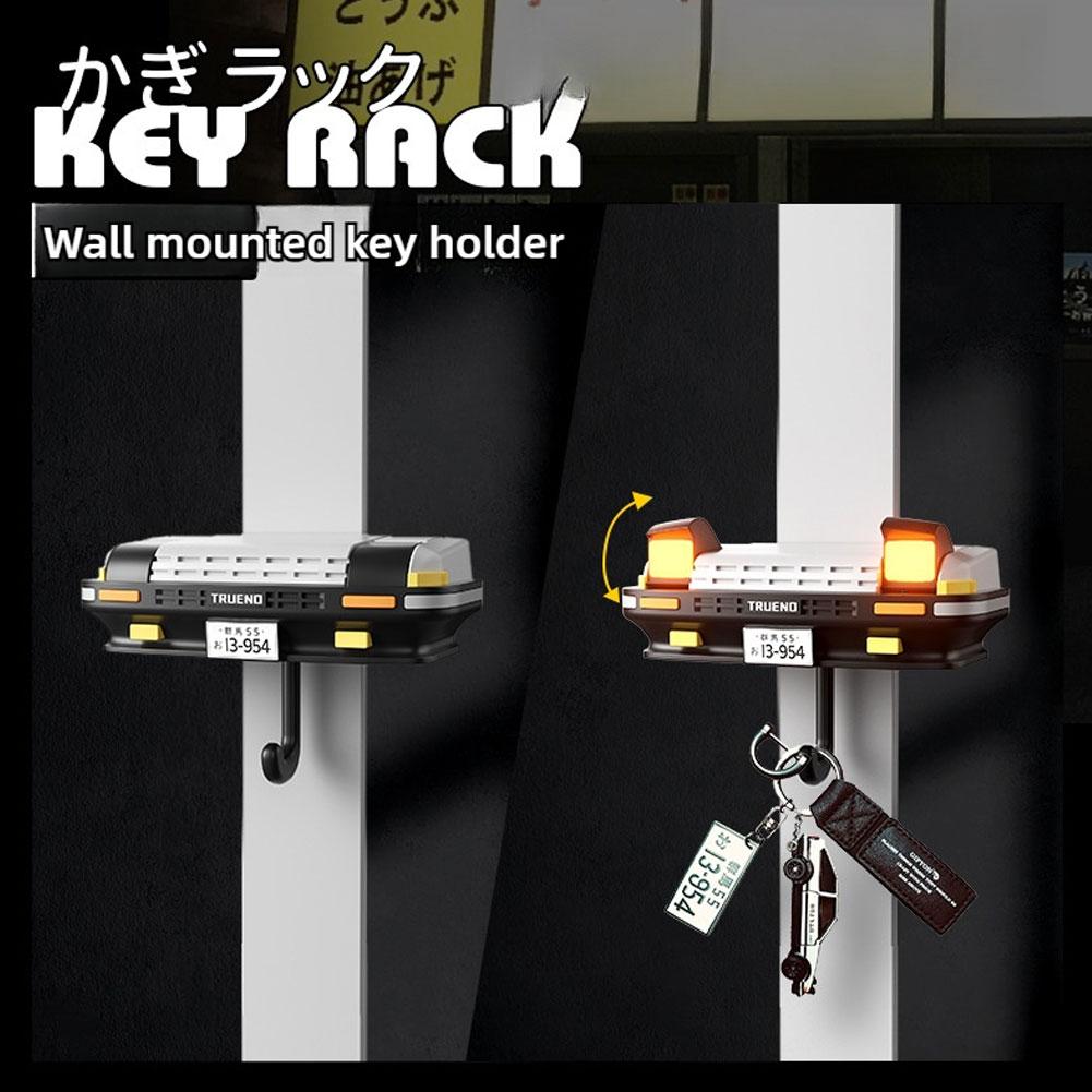 AE86 Držák na klíče s přívěskem na klíče pro auto Dekorace Kreativní Starší Věšák na klíče Nástěnný Háčky na klíče Domácí Dekorace Pokojová Dekorace Dárek pro nadšence