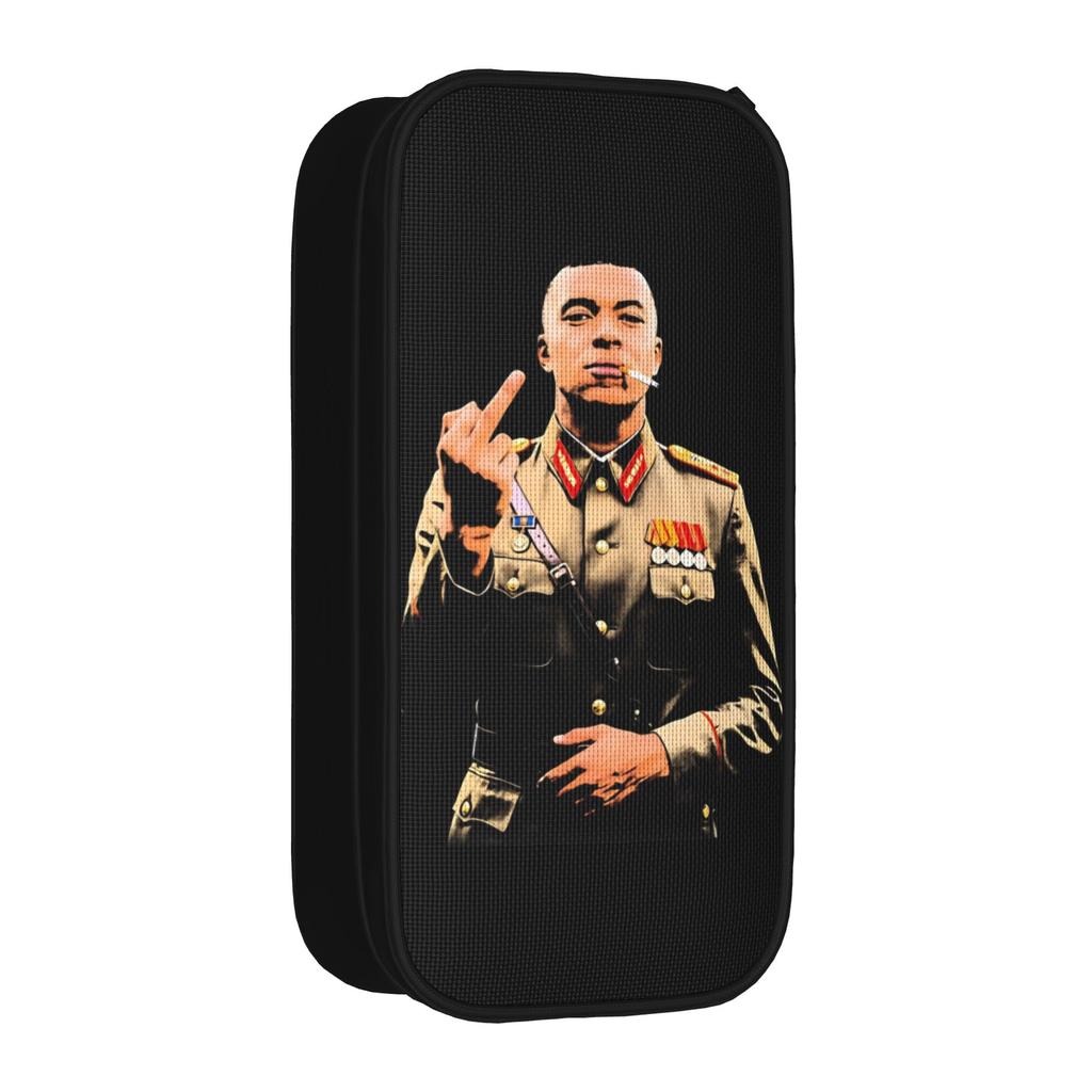 M-Mbappes Smoking Meme Pencil Case Creative Pen Bag Student Big Capacity Office Gift Pencil Pouch