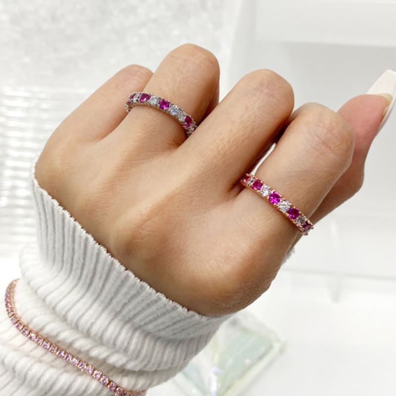 MACIER Vivid Rubber Ring Collection_10 Colors