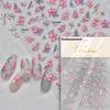 1pcs 5D Nail Art Stickers Soft Relief Freesia Peony Tulip Flower Embossed Mixed Petal Leaf Self Adhesive Nail Decorations