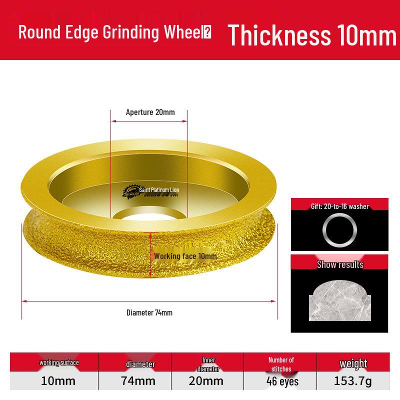 Taichung Diamond Grinding Tool for Marble, Quartz, and Tile Polishing and Trimming