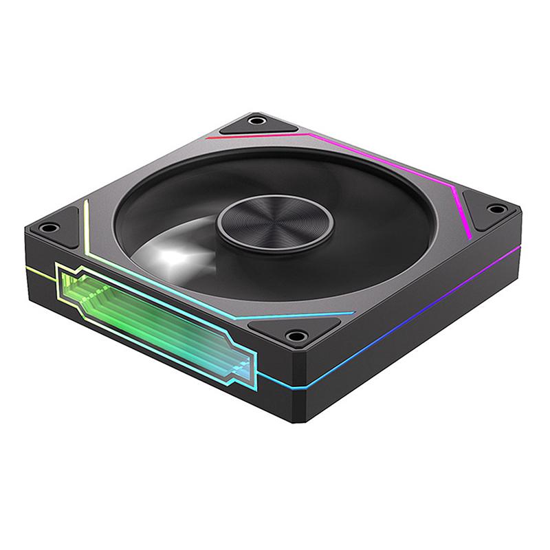 12Cm Argb 4 Pin Computer Case Fan Quiet Cooling 12V Large Air Volume 800-1600Rpm For Desktop Gaming Pc Build