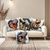1/4pcs Dinosaur-Printed Pillowcases for Vivid Bedroom Decor Sofa cushion cover home bedroom room decoration
