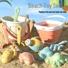 Collapsible Children's Beach Bucket Play Set: Tide-Pooling Toys & Sand Tools for Outdoor Fun