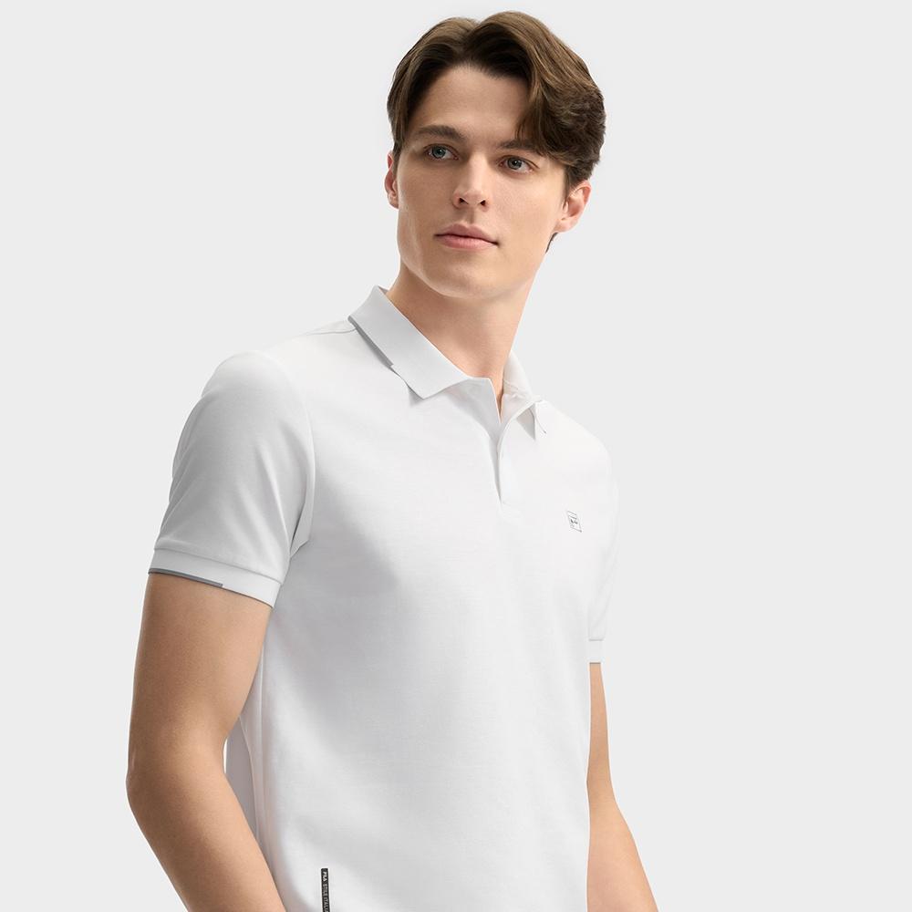 New FILA Lifestyle Polo Shirt Men's Legend Blue F11M523108FNV