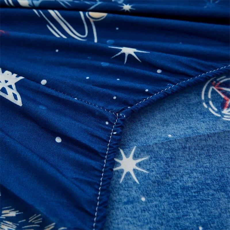 Double Bed Fitted Sheet Quilting Bedspread On The Bed Woven Air-Permeable Mattress Cover Single Bed Cover Bed with Pillowcases