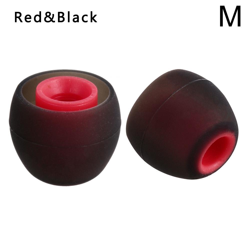 12 Pcs 3.8mm In-Ear Earphone Sleeve Universal Colorful Soft Silicone Earbuds Replaceable Rubber Ear Tips Headphone Accessories