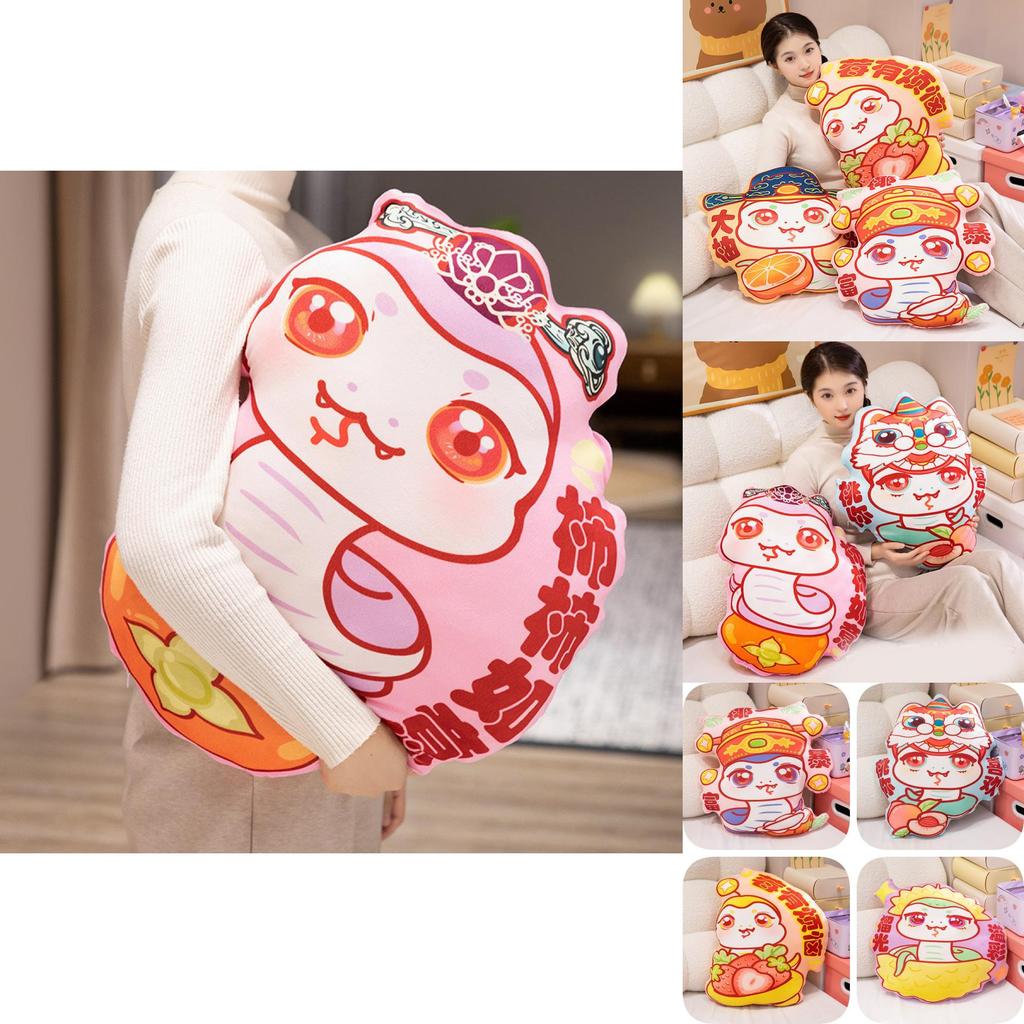 Cute Cartoon Snake Plush Toy Unique Soft Design Ideal Gift For Animal Lovers