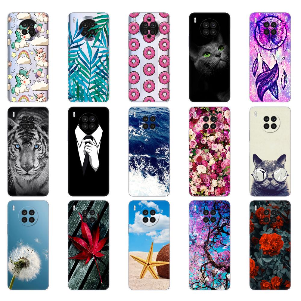 For Honor 50 Lite Case 6.67 Inch Back Phone Cover For Huawei Honor 50 Lite 50Lite Light Silicon Soft TPU Protective Bumper Coque