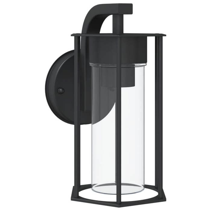VidaXL Outdoor Wall Light Black Stainless Steel, Outdoor Wall Lighting, Garden Wall Lamp, Wall Sconce 4006258