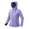 Windproof Waterproof Hooded Softshell Jacket for Outdoor Activities