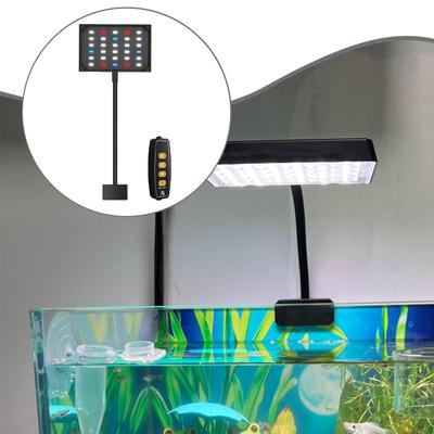Aquariumleuchten Zubehör 10 Helligkeitsstufen 360° drehbarer Kopf Fischbehälter Clip