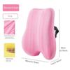 Memory Foam Seat Cushion Waist Back Support Pillow Set Orthopedic Ergonomic Coccyx Relief Hip Lumbar Pad for Office Chair Car
