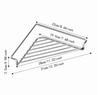 1pc Stainless Steel Kitchen Sink Organizer Multifunctional Faucet Sponge Drain Basket For Dishcloth Scrubber Storage Rack