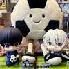 BLUE LOCK Figurki Akcji Isagi Yoichi Nagi Seishiro Figurka Anime Wersja Q Figurka Model Kolekcjonerski PVC Lalka Zabawki Prezenty dla Dzieci