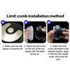 Wireless Circular Hair Clipper Cordless 3-12Mm Lengths Adjust Self-Haircut Kit 360  Degree Safe Hair Shaver Hair Trimmer For Men Boy