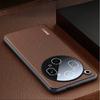 For OPPO Find X9 Ultra Leather Texture Camera Lens Film Protection Case For OPPO Find X9 Ultra Soft Silicone Shockproof Bumper