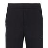 Emporio Armani FW23 Solid Color Logo Embroidered Cuffed Knit Sweatpants Men bottoms Navy-Blue 8N1PT01JHSZ0920