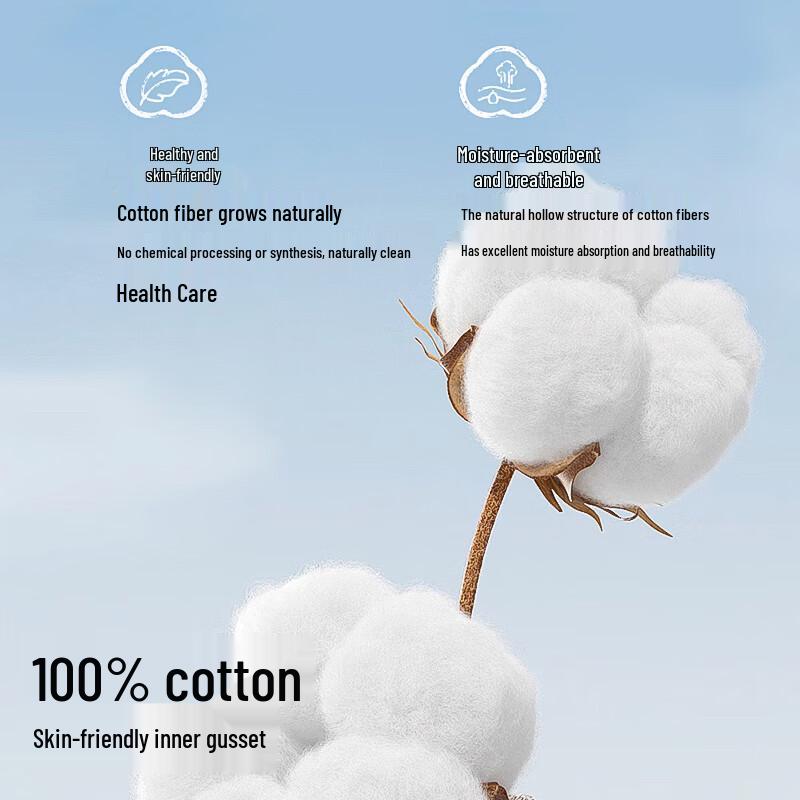 Tingmei Women's High-Waist Tummy Control Cotton Briefs