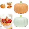 Pumpkin Dried Fruit Basket Creative Double Layer Sealed Waterproof Basket Fruit Snack Box for Living Room Home Decoration