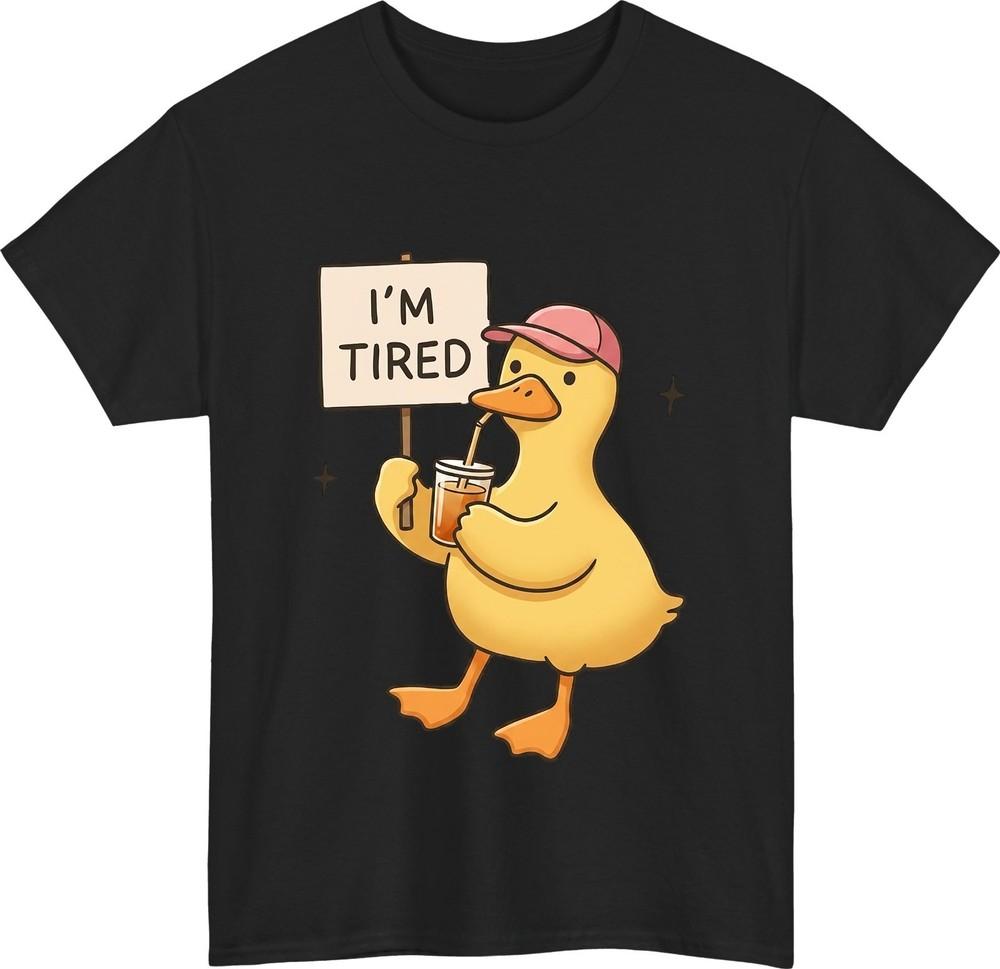 Funny Duck TShirt Funny Friend Birthday Meme Tee Gift For Party Unisex