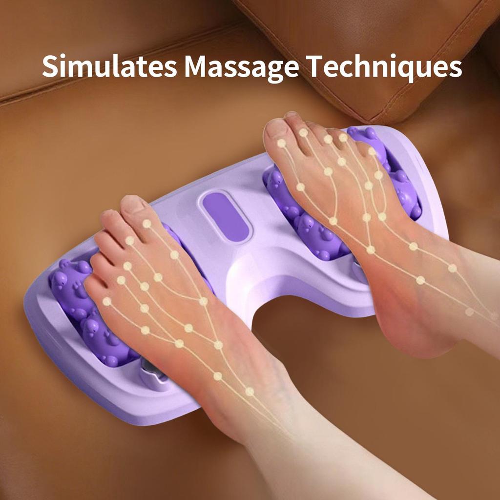 Foot Massager Roller Feet Acupressure Point Massage Plantar Fasciitis Pain Relief Relax Roller Trigger Point Reflexology Tool