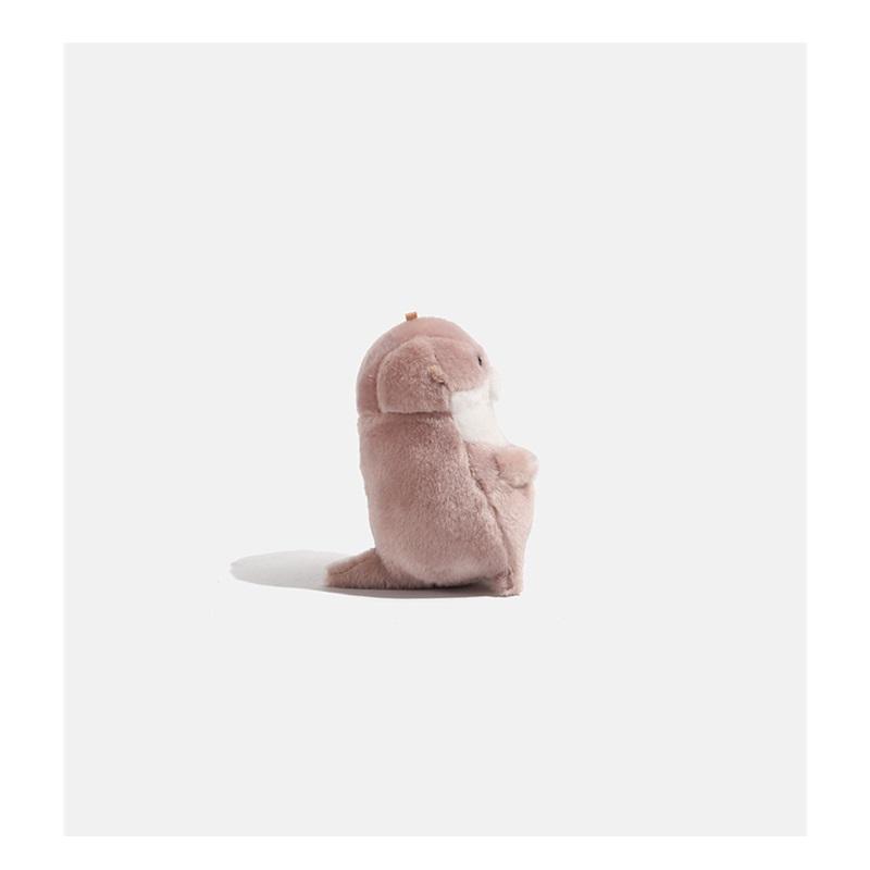 Cute little otter playing keychain puppet doll bag pendant Li Can's same plush toy cute gift
