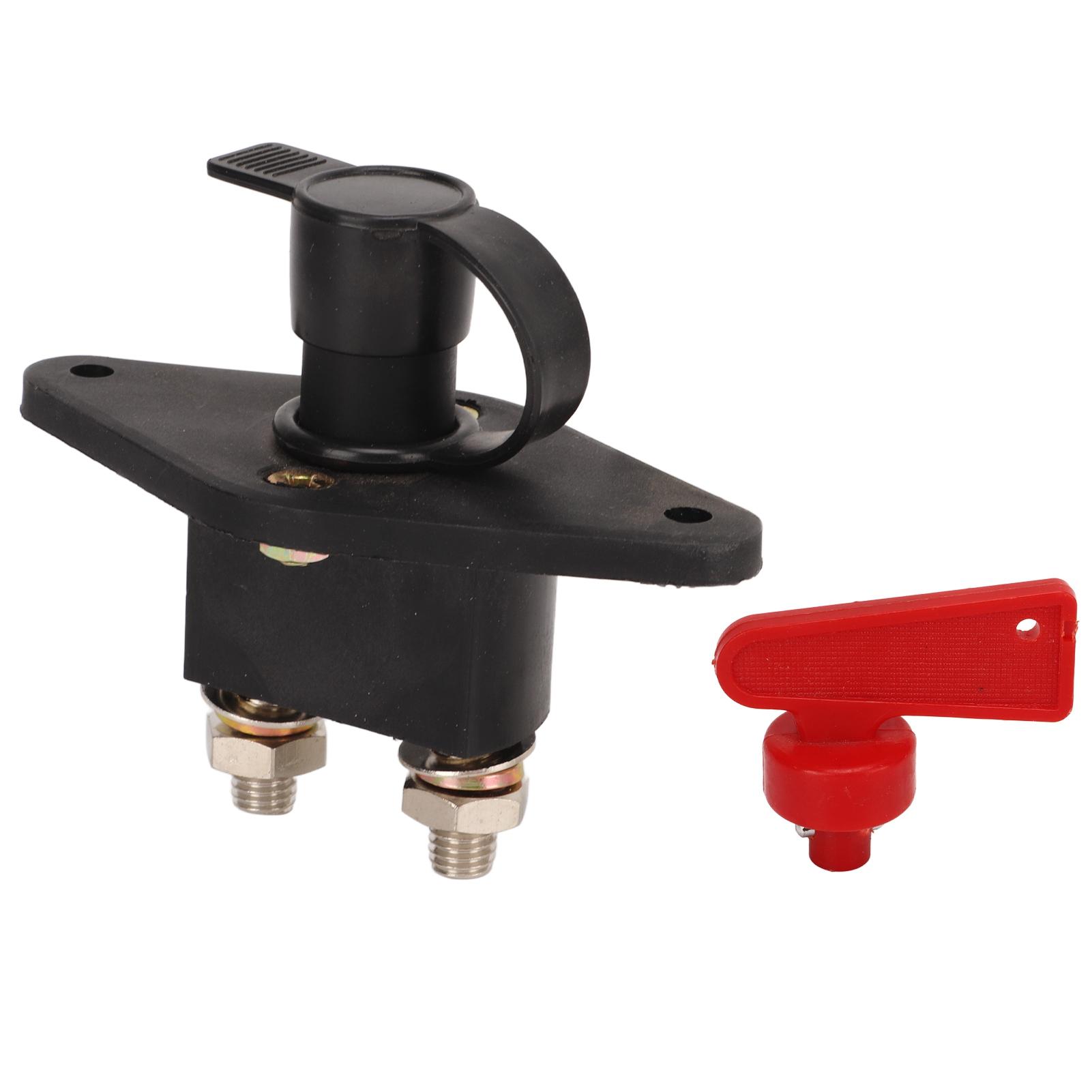 

Выключатель питания 12В 24В Водонепроницаемый 200А 1000А Изолятор аккумулятора Выключатель разъединитель с ключом Универсальный