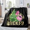 Wicked Theme Printed Blanket - Perfect for Couch, Bed, Travel & Outdoor Use | Machine Washable, Cozy & Durable.