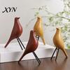 High-end Home Accessory Nordic Style Bird Desktop Decor, Medieval Table Minimalist Housewarming Gift Idea Statue for Office Bookshelf Mantelpiece
