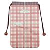 Morikuru Goshuincho stamp drawstring large Benkei (Morikuru) Japanese-made (temple/shrine book) pouch, size, KT10-01, pattern check, brown.