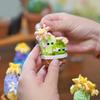 Cute Cactus Potted Plant, Building Blocks, Plant Micro Particle Assembly Model, Children's DIY Toy, Christmas Gift
