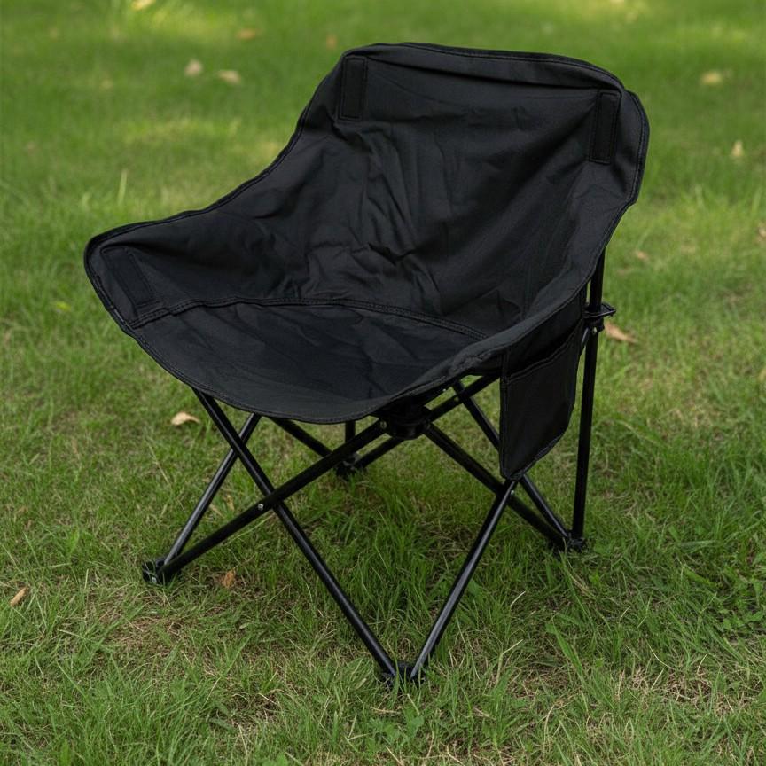 Portable Outdoor Folding Moon Chair for Camping and Picnics