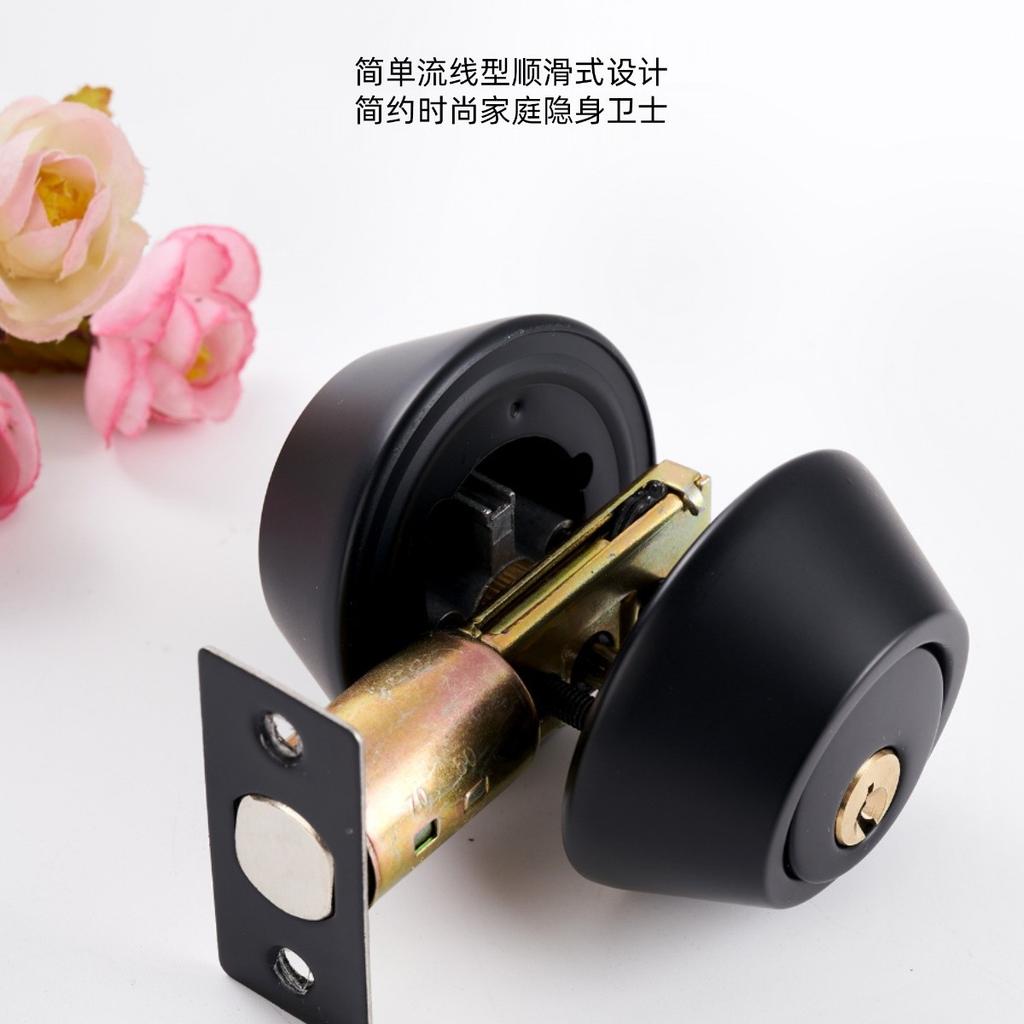 Home Door Gate Single Cylinder Deadbolt Chrome Stainless Steel Dead Bolt Door Lock