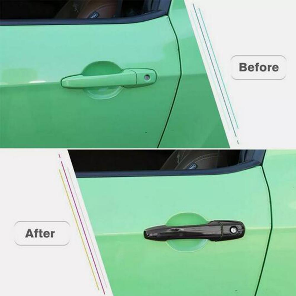1 Pair Door Handle Cover Trim Black For Ford Mustang 2009 2010 2011 2012 13 2014