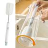 Reusable Dishwashing Brush With Detachable Head For Cleaning Tall Bottle Narrow Neck Container And Household Item