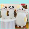 Plush Calico Cat Pillow With Pp Cotton Filling For Kids And Adults