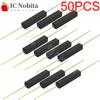 50PCS Reed Switch GPS-11A 11mm Plastic Anti-Interference Normally Open Magnetic Control Switch
