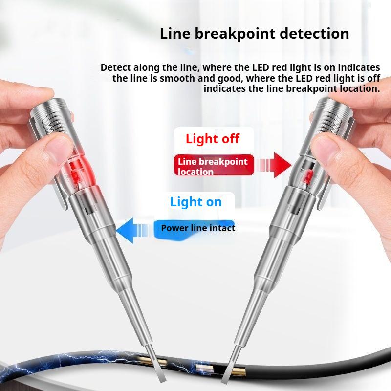 AC Spannungsdetektor Stift Multifunktions Elektrostift Elektriker Intelligente Induktion Stromprüfstift