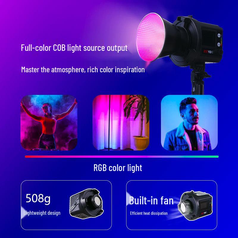 8 Shadow Bang 60W RGB LED Atmosphere Light for Live Streaming, Outdoor Shooting, and Portrait Photography