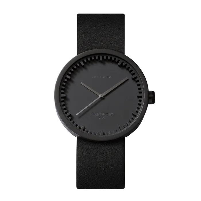 Watch Leather Tube D38_Black/Black