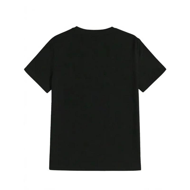 Men's Plus Size T-Shirt - 100% Cotton Oversized Fit with Bold White "Woke" Print - Bohemian & Casual Loose Crew Neck Tee for Year-Round Wear,PLUS SIZE