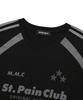 SAINTPAIN Sp M.M.C Logo Emblem Line T-Shirt - Black