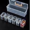 Plastic Hardware Toolbox with 6 Storage Case Hardware Tool Organizer Tool Storage Box  Home Use