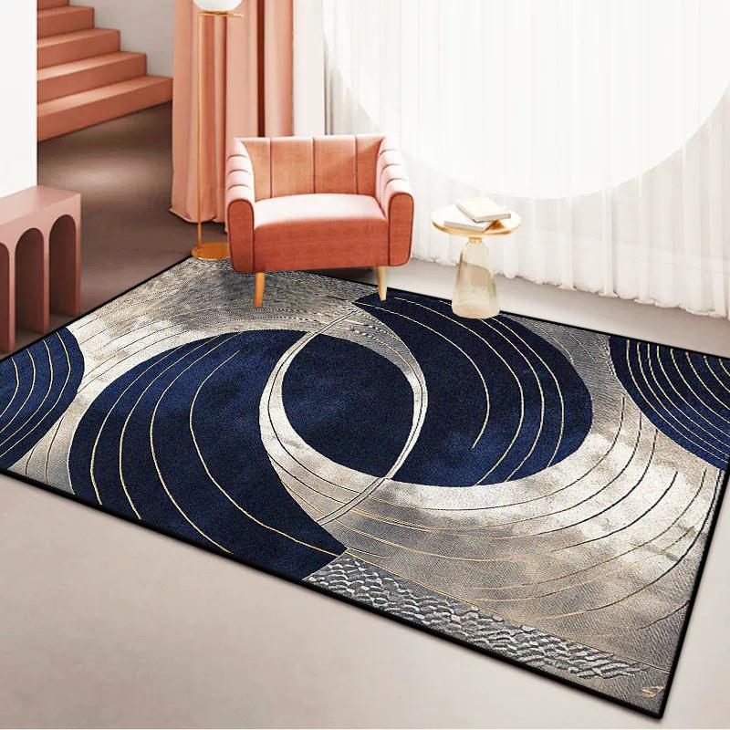 Nordic Simple Style Living Room Carpet Abstract Design Bedroom Lounge Large Area Rugs Home Decoration Bathroom Non-Slip Soft Mat