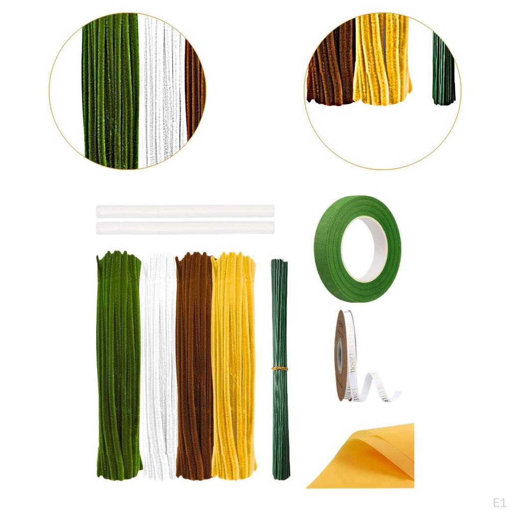 Chenille Pipes, Crafts for Children And Adults, Party Decorations, Bouquet