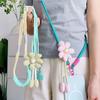 Hanging Rope Mobile Phone Lanyard Flower Phone Neck Straps Crossbody Phone Strap  Lanyard Patch