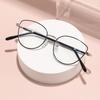 Cat Eye Glasses for Women Flat Light Blue Light Protection Student Frame Style Optical Glasses