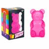 Ursuleț Gummy Squishy 8 cm Slow Rise - Jucărie Ursuleț Jelly Antistres, Moale la Strâns, Roz